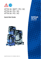 Nilfisk Alto ATTIX 30 BATT Guia De Inicio Rapido