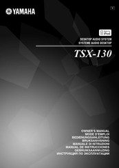 Yamaha TSX-130 Manual De Instrucciones