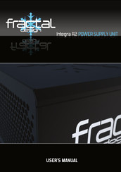 Fractal design Integra R2 Manual De Instrucciones