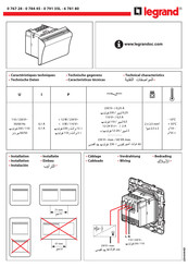 Legrand MOSAIC Serie Manual De Instrucciones