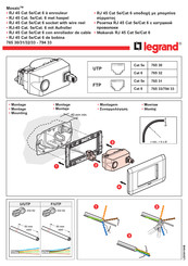 Legrand Mosaic 765 30 Manual Del Usuario
