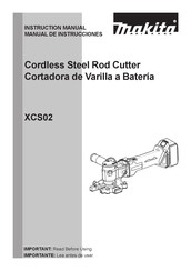 Makita XCS02 Manual De Instrucciones