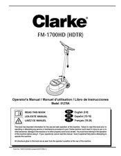 Clarke FM-1700HDTR Libro De Instrucciones