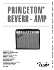 Fender PRINCETON REVERB-AMP Manual De Instrucciones