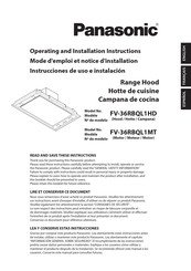 Panasonic FV-36RBQL1HD Instrucciones De Uso