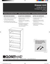 ClosetMaid 4561 Instrucciones De Instalación