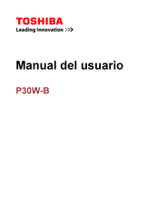 Toshiba P30W-B Manual Del Usuario