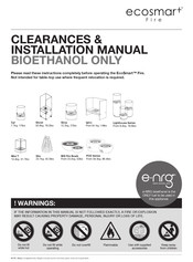 EcoSmart Fire Mini T Manual De Instalación