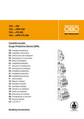 OBO Bettermann V50-1-280 Instrucciones De Instalación