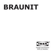 IKEA BRAUNIT Manual De Instrucciones