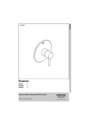 Grohe Essence 19347000 Manual De Instrucciones