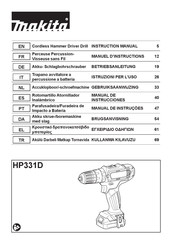 Makita HP331D Manual De Instrucciones