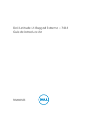 Dell Latitude 14 Rugged Extreme 7414 Guía De Introducción