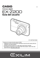 Casio Exilim EX-Z200 Guia Del Usuario