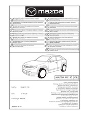 Mazda DN4J-V7-110 Instrucciones De Montaje