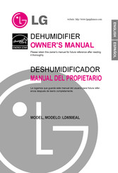 LG LD650EAL Manual Del Propietário