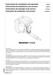 BEKOMAT 13 CV Instruciones De Instalación Y De Servicio