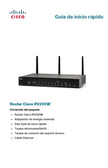 Cisco RV260W Guia De Inicio Rapido