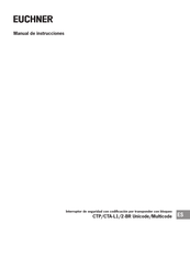 EUCHNER CTA-L1/2-BR Unicode/Multicode Manual De Instrucciones