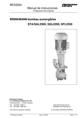 Brinkmann Pumps STA2500 Manual De Instrucciones