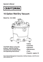 Craftsman 125.12008 Manual Del Operador