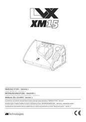 dBTechnologies LVX XM15 Manual Del Usuario