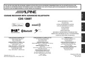 Alpine CDE-136BT Guía De Referencia Rápida