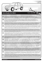 ECS Electronics DA-014-BB Instrucciones De Montaje