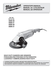 Milwaukee 6088-30 Manual Del Operador