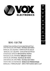 VOX electronics WK-1917M Manual De Usuario