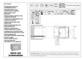 SLV BRICK LED DOWNUNDER 229701 Instrucciones De Servicio