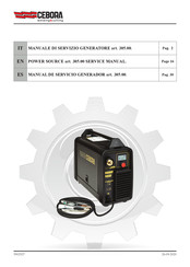 Cebora 305 Manual De Servicio