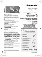 Panasonic SC-PM48 Instrucciones De Funcionamiento