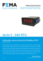 Fema Electronica S40-RTU Manual De Usuario