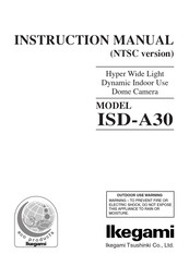 Ikegami ISD-A30 Manual De Instrucciones