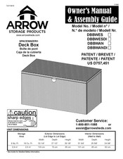 Arrow Storage Products SPACEMAKER DBBWES Manual Del Propietário