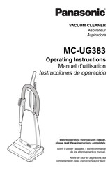 Panasonic MC-UG383 Instrucciones De Operación