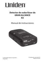 Uniden R3 Manual De Instrucciones