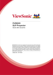 ViewSonic PJD6243 Guia Del Usuario