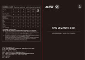 XPG LEVANTE 240 Manual De Instrucciones