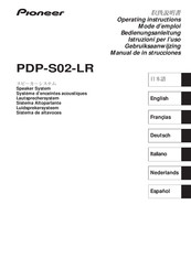 Pioneer PDP-S02-LR Manual De Instrucciones