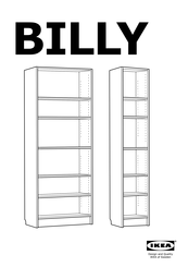 Ikea BILLY Manual De Instrucciones