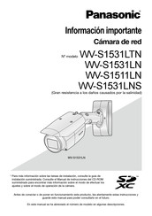 Panasonic WV-S1531LN Manual De Instrucciones