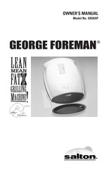 Salton GEORGE FOREMAN GR26SP Manual Del Usario