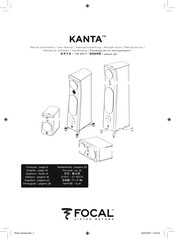 Focal KANTA Serie Manual De Uso