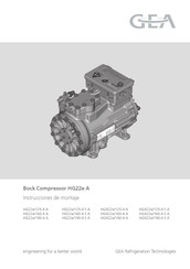 Gea Bock HG22e/125-4 A Instrucciones De Montaje