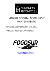 Fogosur PASILLO S-PLUS 12 Manual De Instalación, Uso Y Mantenimiento