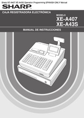 Sharp XE-A43S Manual De Instrucciones