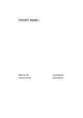 Electrolux FAVORIT 86080 i Manual De Instrucciones