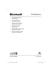 EINHELL TC-TS 2025/3 eco Manual De Instrucciones